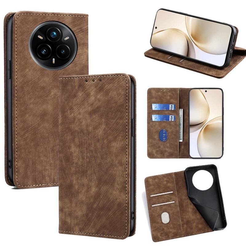 Fodral För Realme 14 Pro Plus 5g Rfid I Mockaeffekt