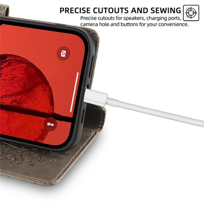 Fodral Realme 14 Pro Plus 5g Snodd Med Träd Och Hjort