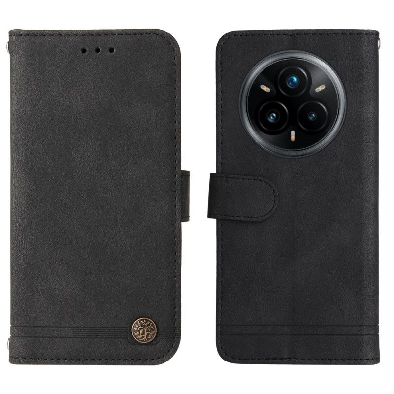 Fodral Realme 14 Pro Plus 5g Vintageeffekt Med Nit