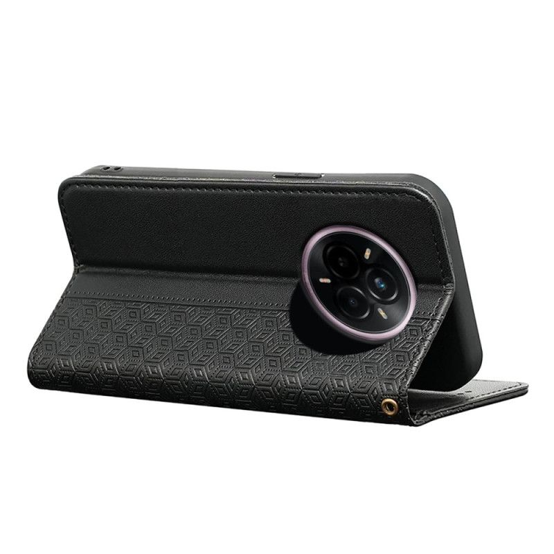 Folio-fodral Realme 14 Pro Plus 5g Telefonfodral Rutig Rem