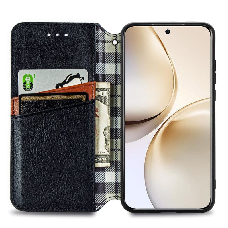 Folio-fodral Realme 14 Pro Plus 5g Vintage Mockaeffekt