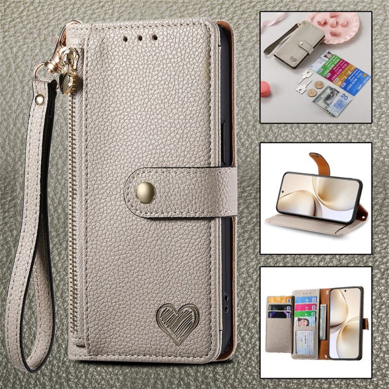 Läderfodral Realme 14 Pro Plus 5g Telefonfodral Myntbörs Och Rfid-skydd