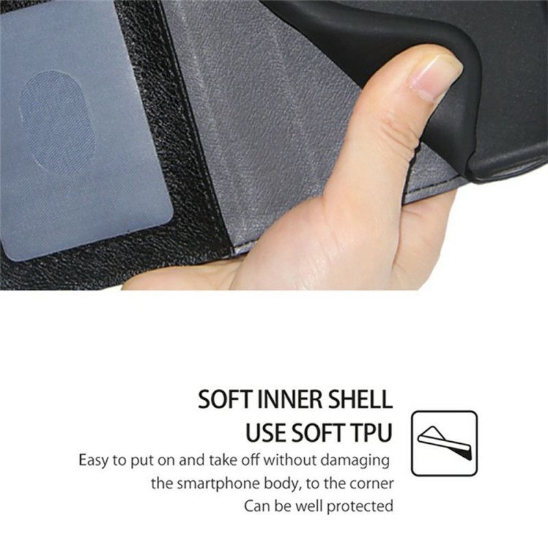 Läderfodral Realme 14 Pro Plus 5g Telefonfodral Plånbok Och Spänne Med Blixt