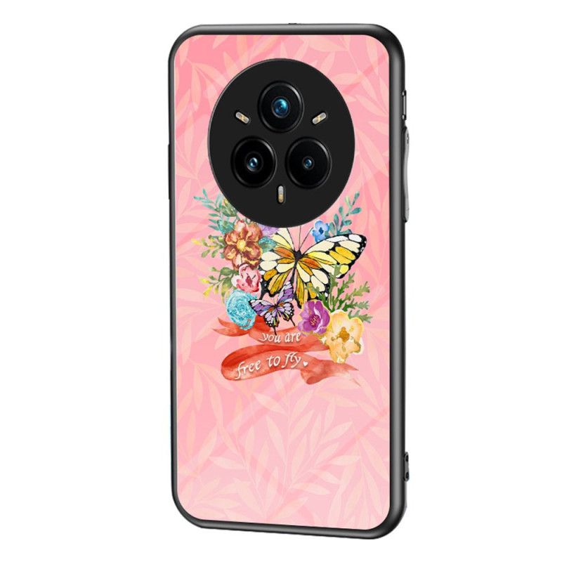Skal Realme 14 Pro Plus 5g Fjärilar I Härdat Glas