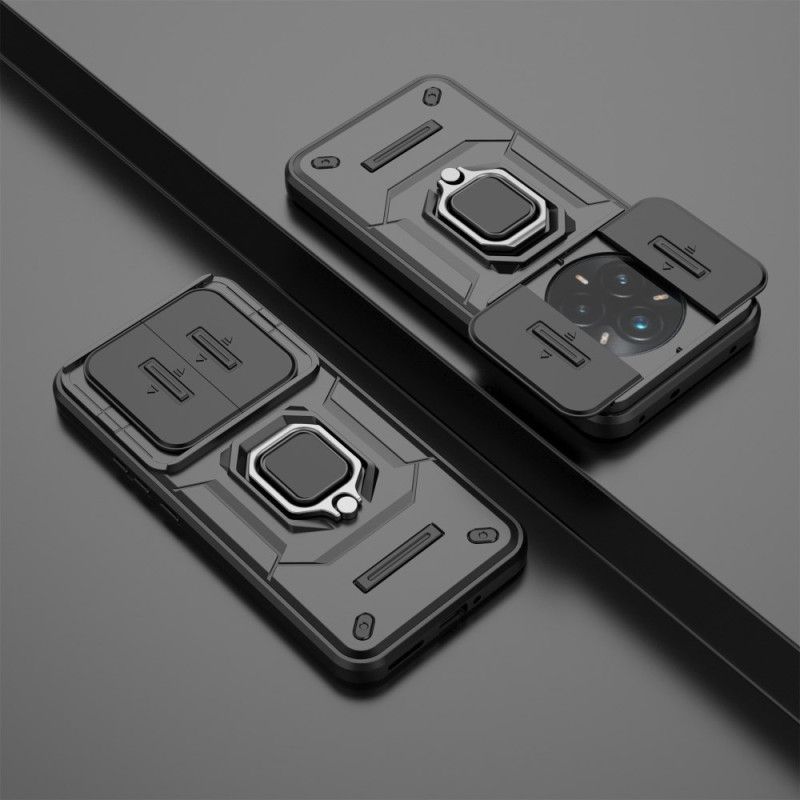 Skal Realme 14 Pro Plus 5g Slitstark Ring Med Glidande Kameraskydd