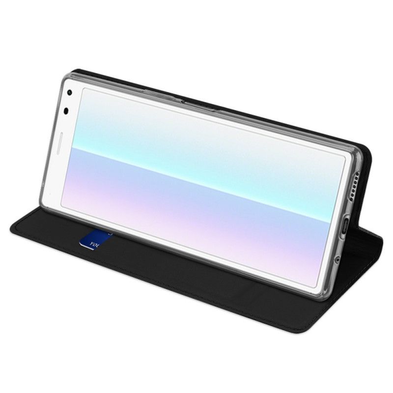 Folio-fodral Sony Xperia 8 Svart Dux Ducis Pro-Serie Hud
