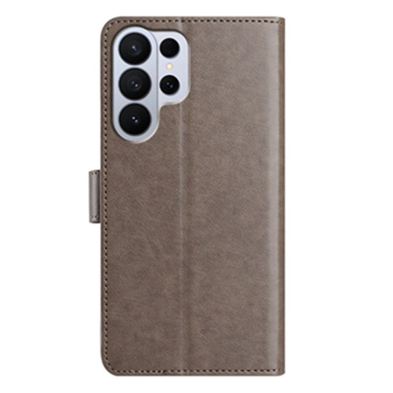 Fodral För Samsung Galaxy S26 Ultra Konstläder Med 8 Kortfack