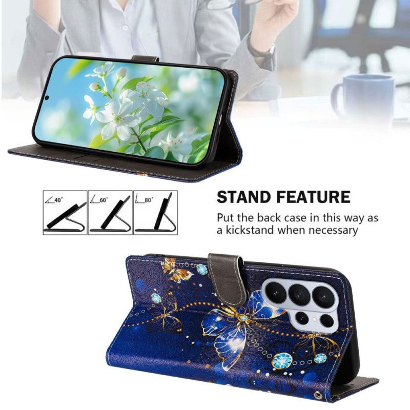 Fodral Samsung Galaxy S26 Ultra Dyrbara Fjärilar