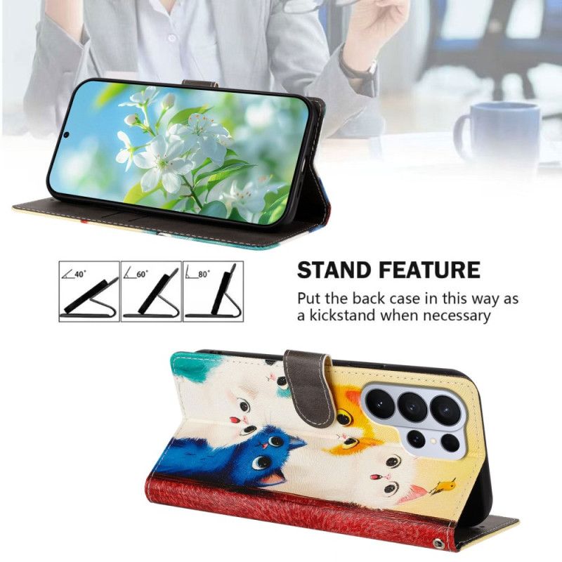 Fodral Samsung Galaxy S26 Ultra Färgglada Katter