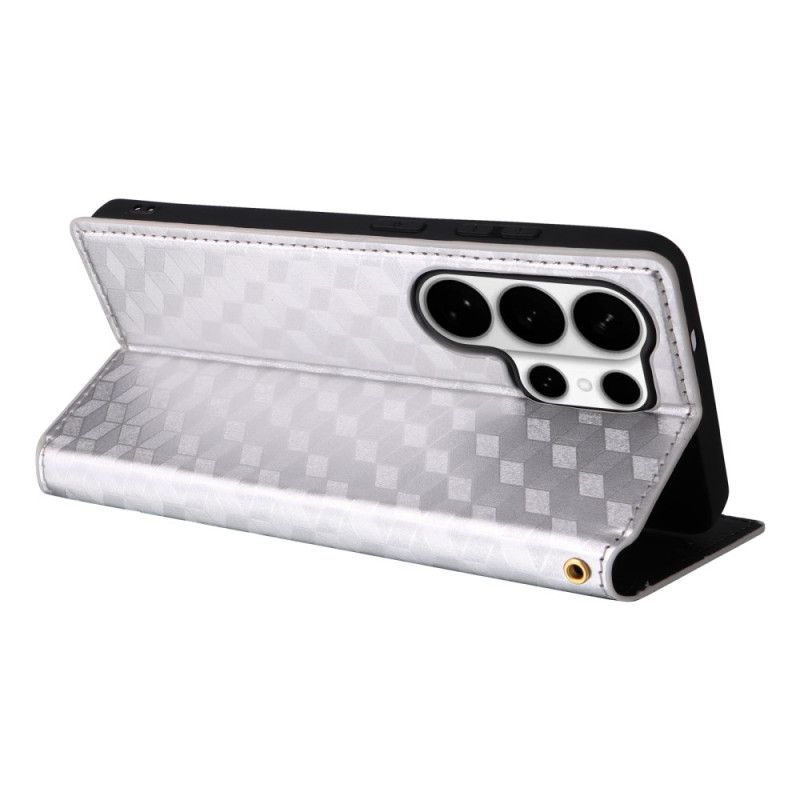 Folio-fodral För Samsung Galaxy S26 Ultra Diamantmönster