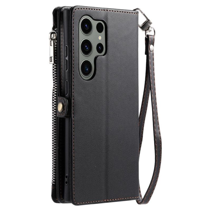 Läderfodral Samsung Galaxy S26 Ultra Telefonfodral Premiumdesign