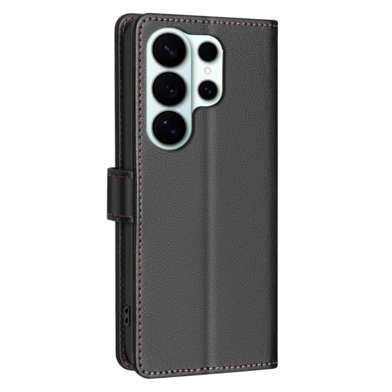 Läderskal Fodral Samsung Galaxy S26 Ultra Klassisk Binfen-färg