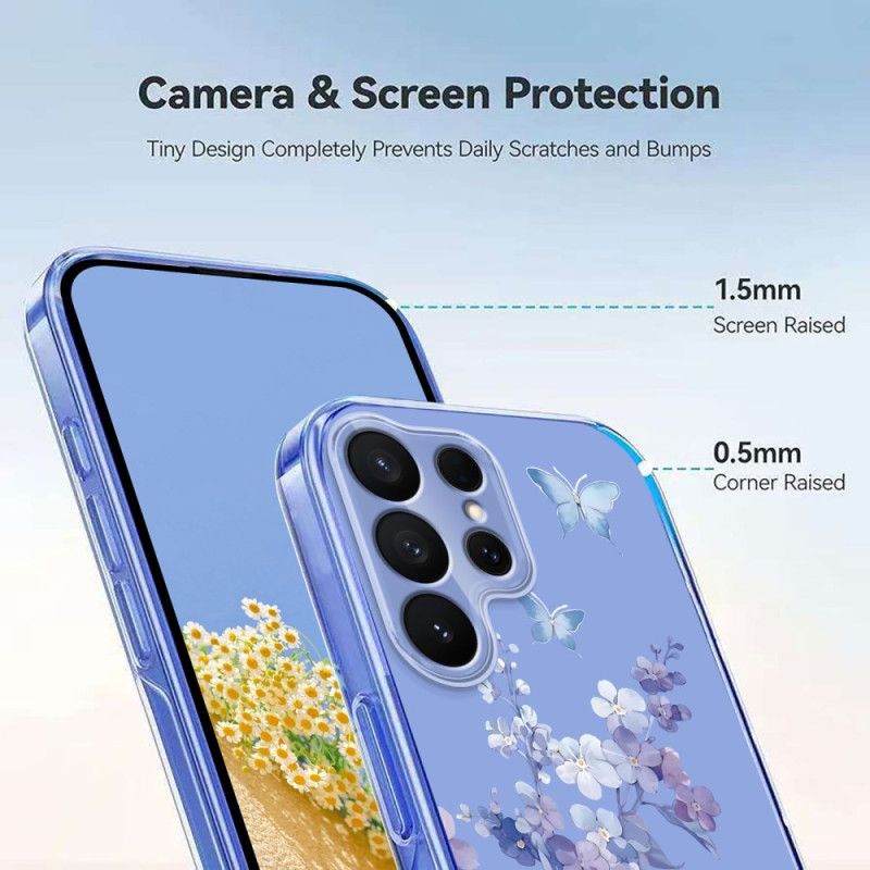 Skal Samsung Galaxy S26 Ultra Fjärilar Och Blommor