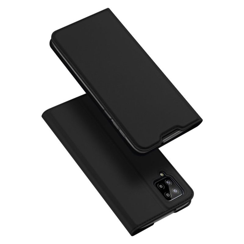 Folio-fodral Samsung Galaxy A12 Svart Mobilskal Pro Dux Ducis Hud