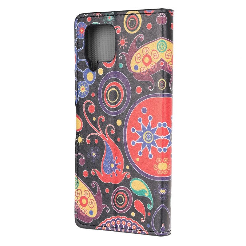 Läderfodral Samsung Galaxy A12 Mobilskal Galaxdesign