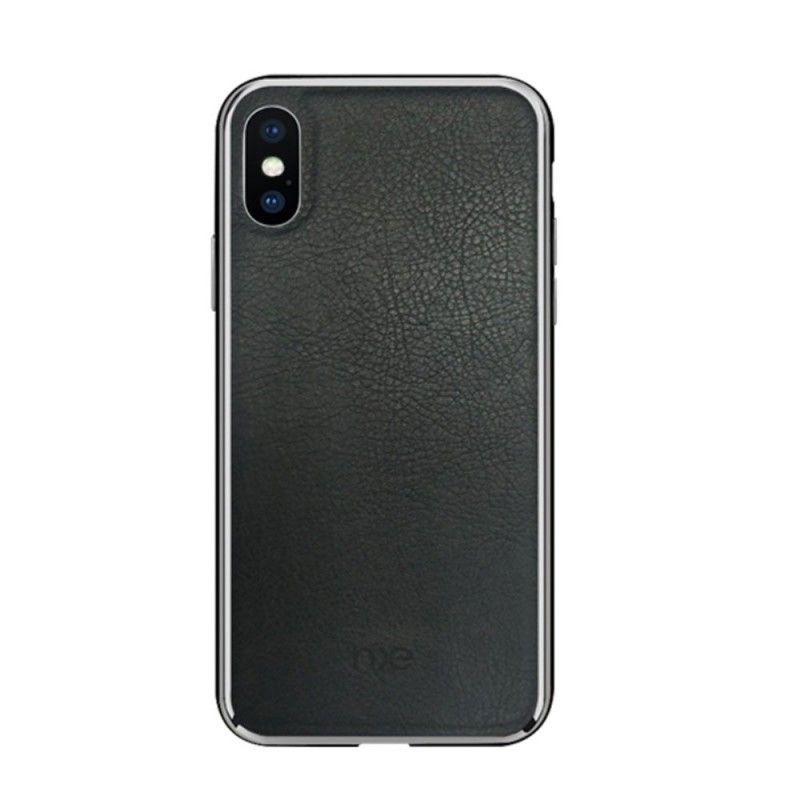Skal för iPhone XS Röd Nxe Läder