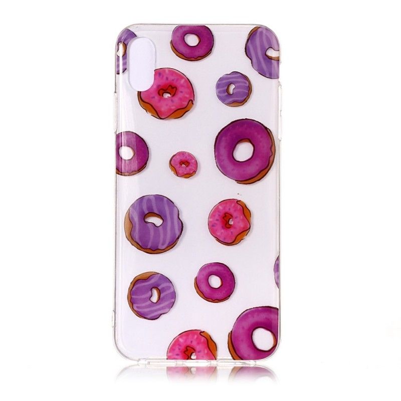 Skal iPhone XS Mobilskal Transparent Munkfläkt