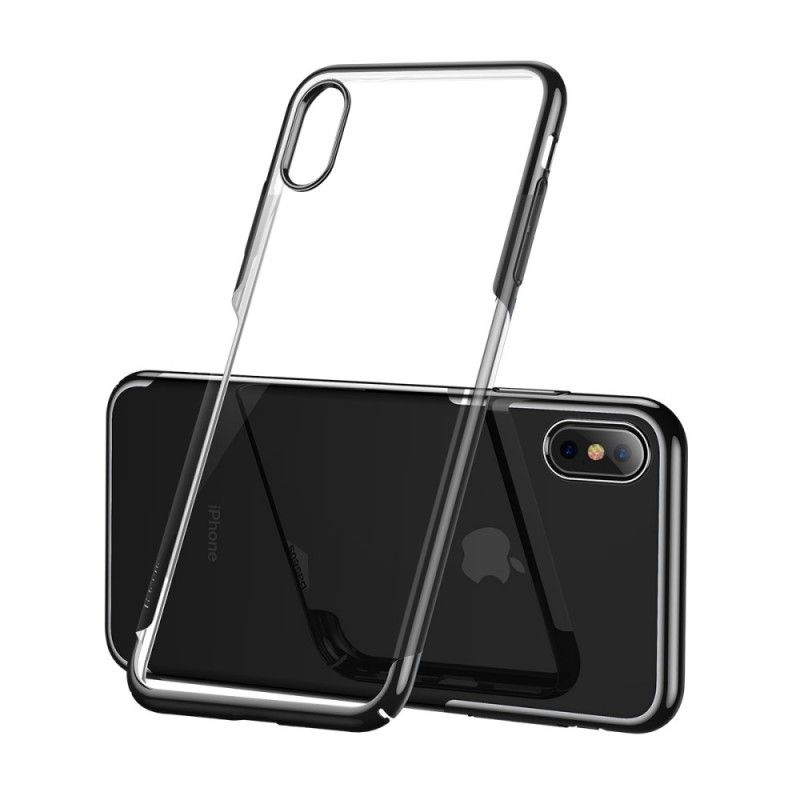 Skal iPhone XS Silver Baseus Glitter-Serie
