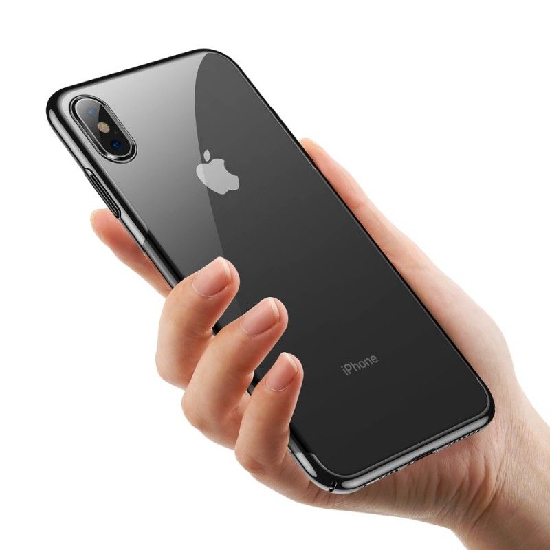 Skal iPhone XS Silver Baseus Glitter-Serie