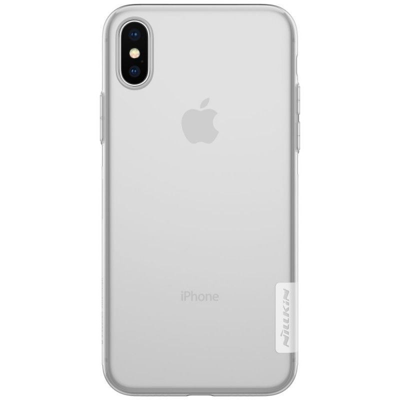 Skal iPhone XS Svart Transparent Nillkin