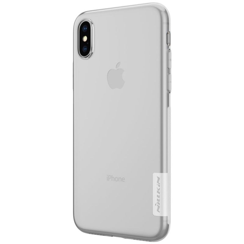 Skal iPhone XS Svart Transparent Nillkin