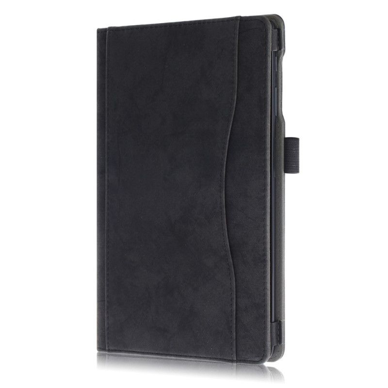 Case Samsung Galaxy Tab A 10.1 (2019) Grå Mobilskal Lädereffekt