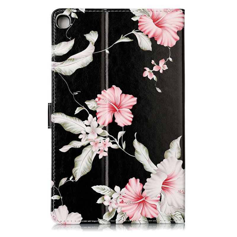 Fodral för Samsung Galaxy Tab A 10.1 (2019) Rosa Blommor