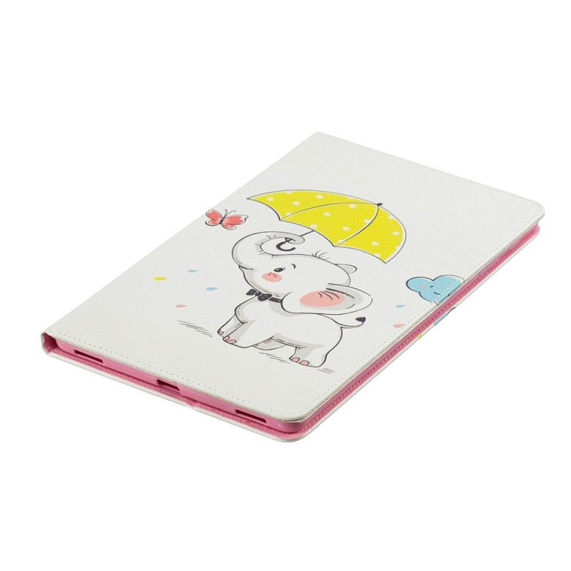 Fodral Samsung Galaxy Tab A 10.1 (2019) Elefant I Regnet