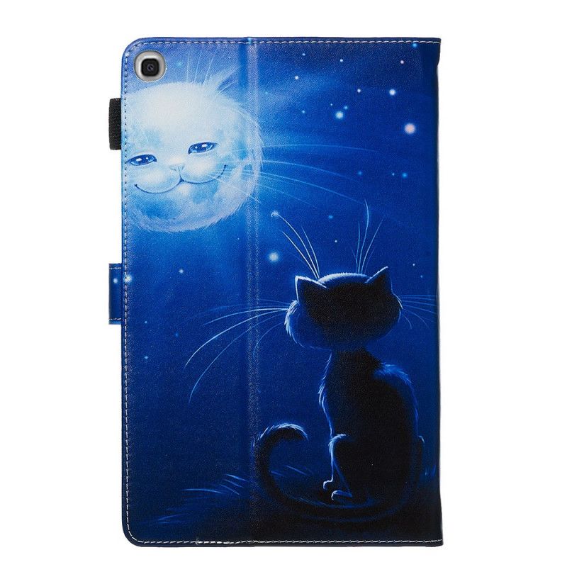 Fodral Samsung Galaxy Tab A 10.1 (2019) Katt I Månskenet