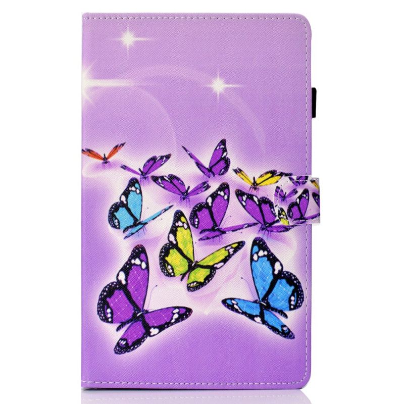 Skyddsfodral Samsung Galaxy Tab A 10.1 (2019) Fjärilar