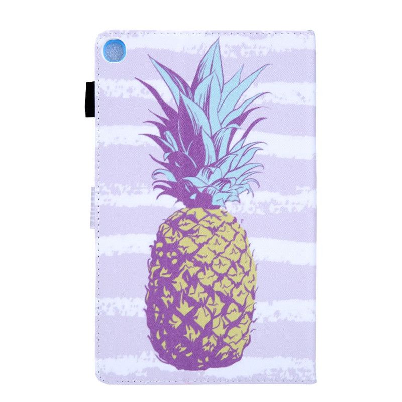 Skyddsfodral Samsung Galaxy Tab A 10.1 (2019) Magenta Ananas Design