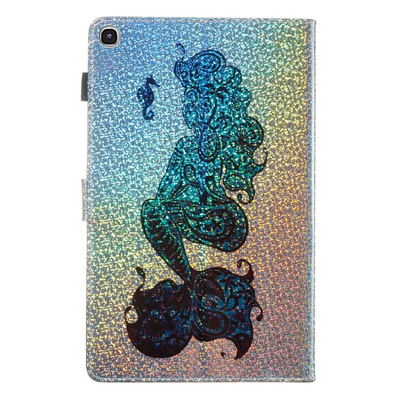 Skyddsfodral Samsung Galaxy Tab A 10.1 (2019) Sjöjungfru Glitter