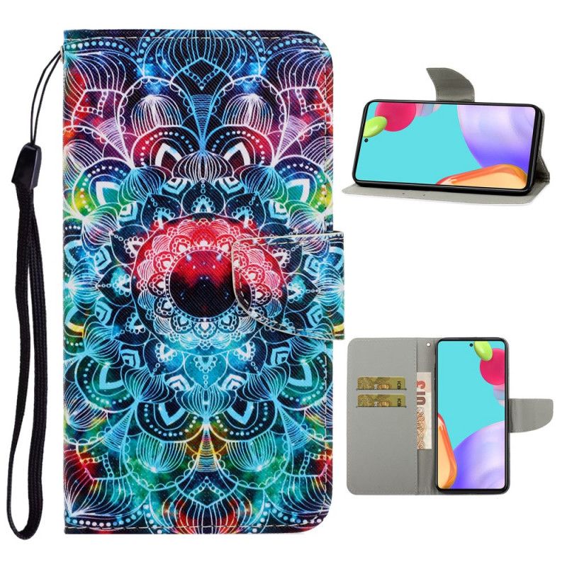Fodral för Samsung Galaxy A52 4G / A52 5G Prickig Mandala