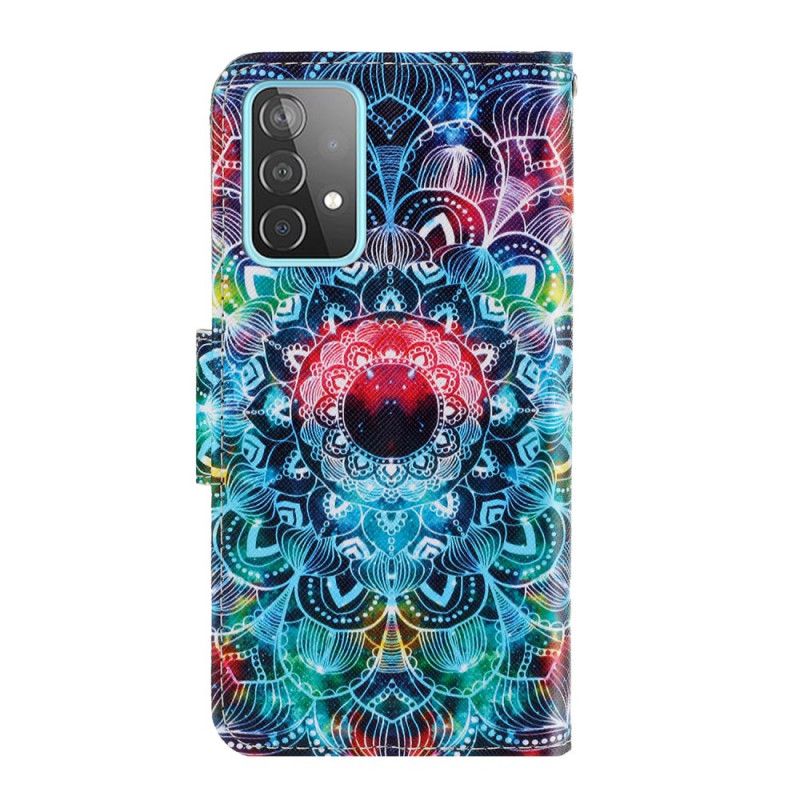 Fodral för Samsung Galaxy A52 4G / A52 5G Prickig Mandala