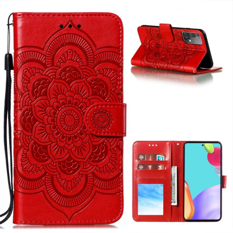 Fodral för Samsung Galaxy A52 4G / A52 5G Svart Hela Mandala