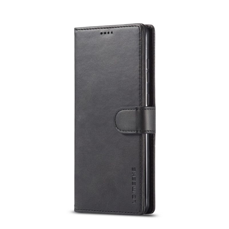 Fodral för Samsung Galaxy A52 4G / A52 5G Svart Lc.Imeeke Lädereffekt