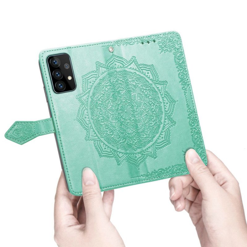 Fodral för Samsung Galaxy A52 4G / A52 5G Svart Medeltida Mandala