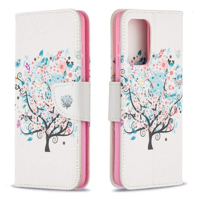 Fodral Samsung Galaxy A52 4G / A52 5G Blommigt Träd