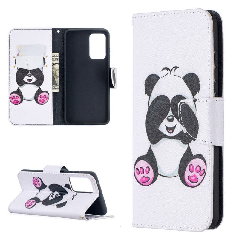 Fodral Samsung Galaxy A52 4G / A52 5G Rolig Panda