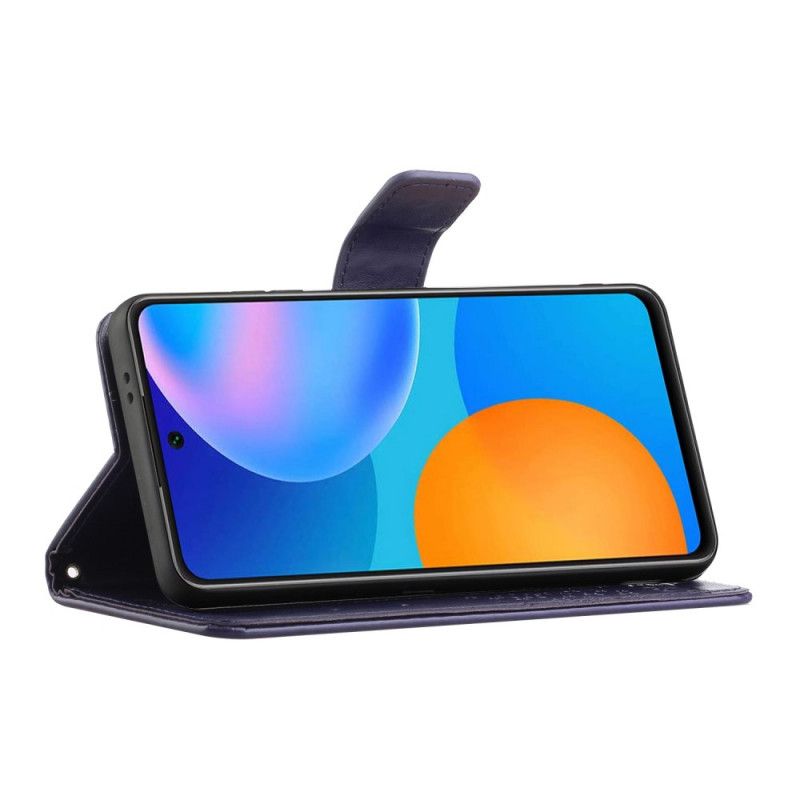 Fodral Samsung Galaxy A52 4G / A52 5G Svart Träd Och Gubbar