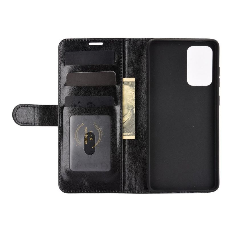 Fodral Samsung Galaxy A52 4G / A52 5G Svart Ultra Konstläder