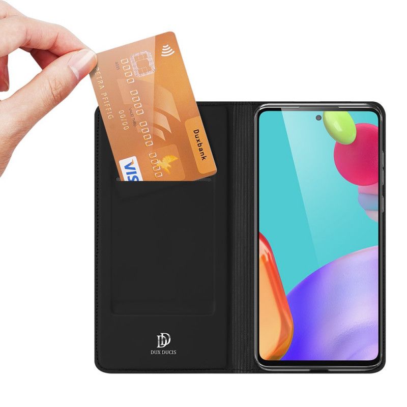 Folio-fodral för Samsung Galaxy A52 4G / A52 5G Svart Pro Dux Ducis Hud