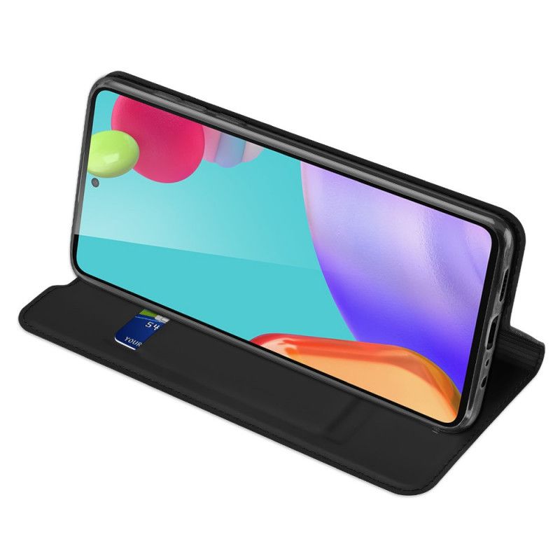 Folio-fodral för Samsung Galaxy A52 4G / A52 5G Svart Pro Dux Ducis Hud