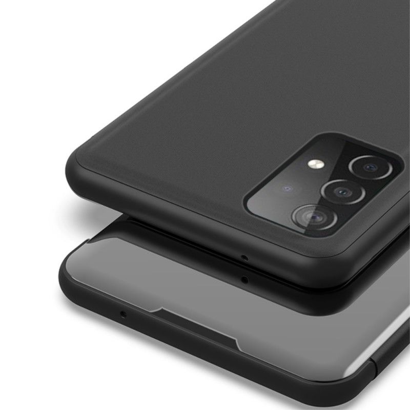Folio-fodral för Samsung Galaxy A52 4G / A52 5G Svart Spegel