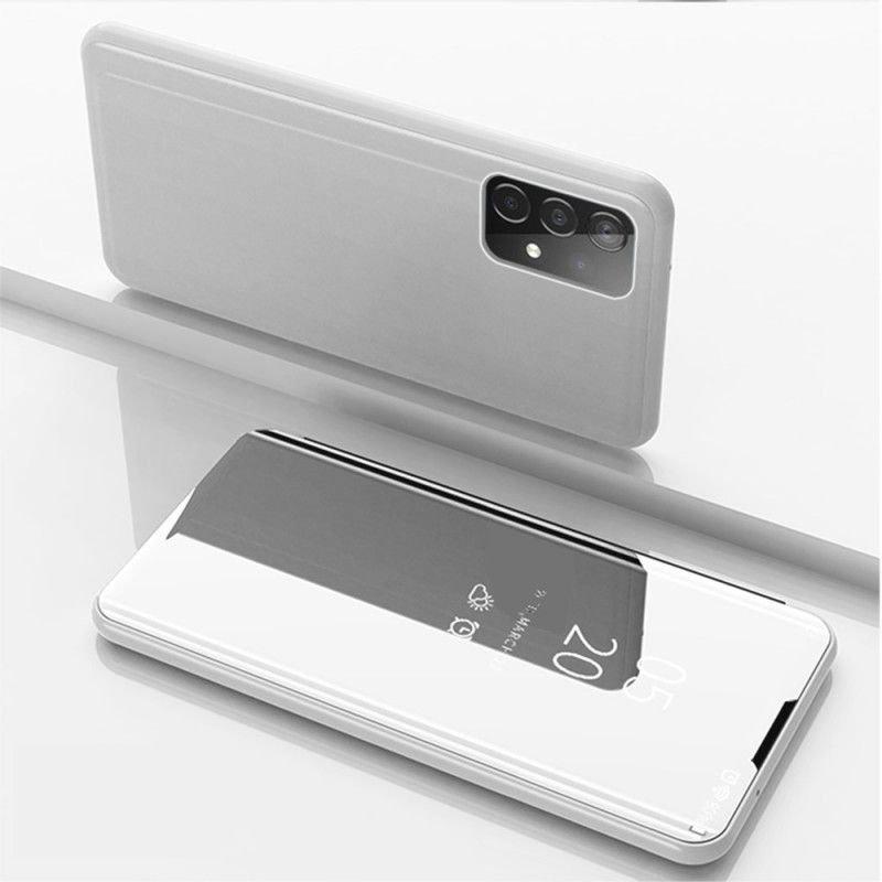 Folio-fodral för Samsung Galaxy A52 4G / A52 5G Svart Spegel