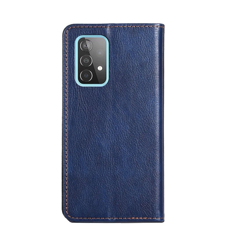 Folio-fodral för Samsung Galaxy A52 4G / A52 5G Svart Vintage Läderstil