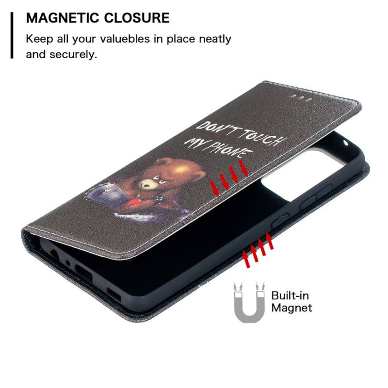 Folio-fodral Samsung Galaxy A52 4G / A52 5G Farlig Björn
