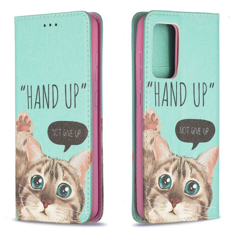 Folio-fodral Samsung Galaxy A52 4G / A52 5G Mobilskal Hand Upp
