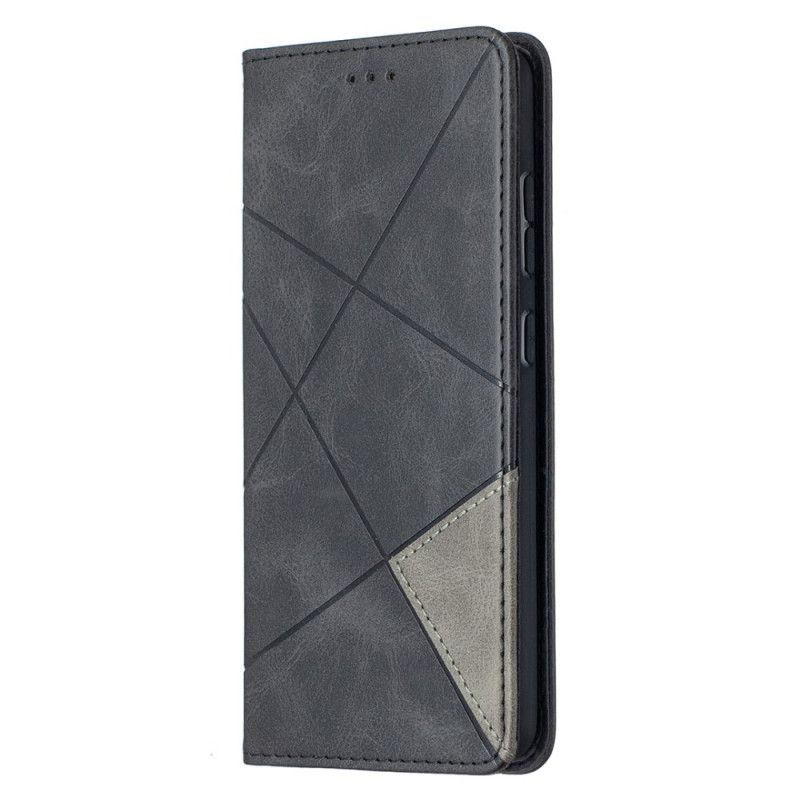 Folio-fodral Samsung Galaxy A52 4G / A52 5G Svart Mobilskal Artiststil