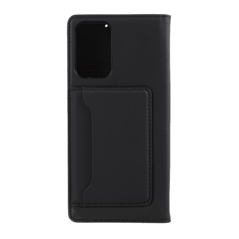 Folio-fodral Samsung Galaxy A52 4G / A52 5G Svart Stödkorthållare
